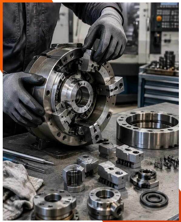 Ремонт гидравлических патронов в Ржеве