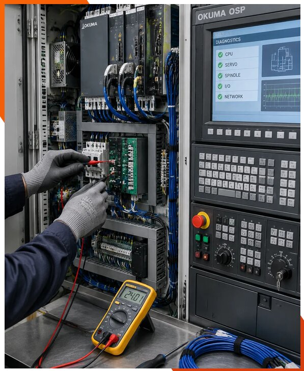 Ремонт систем ЧПУ Okuma OSP в Ржеве